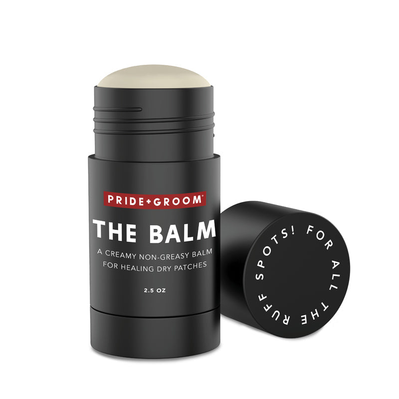 Pride+Groom THE BALM healing paw and nose balm in black twist-up container, 2.5 oz