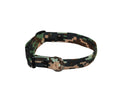 Camouflage dog collar with metal buckle