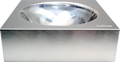 Red Dingo stainless steel dog bowl with reflective interior